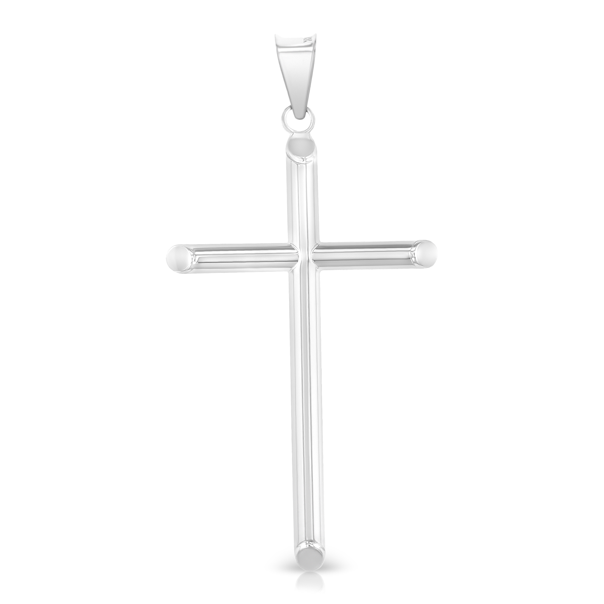 14KT Gold Classic Cross Charm Pendant 43mm Tall 14KT Gold Classic Cross Charm Pendant 43mm Tall